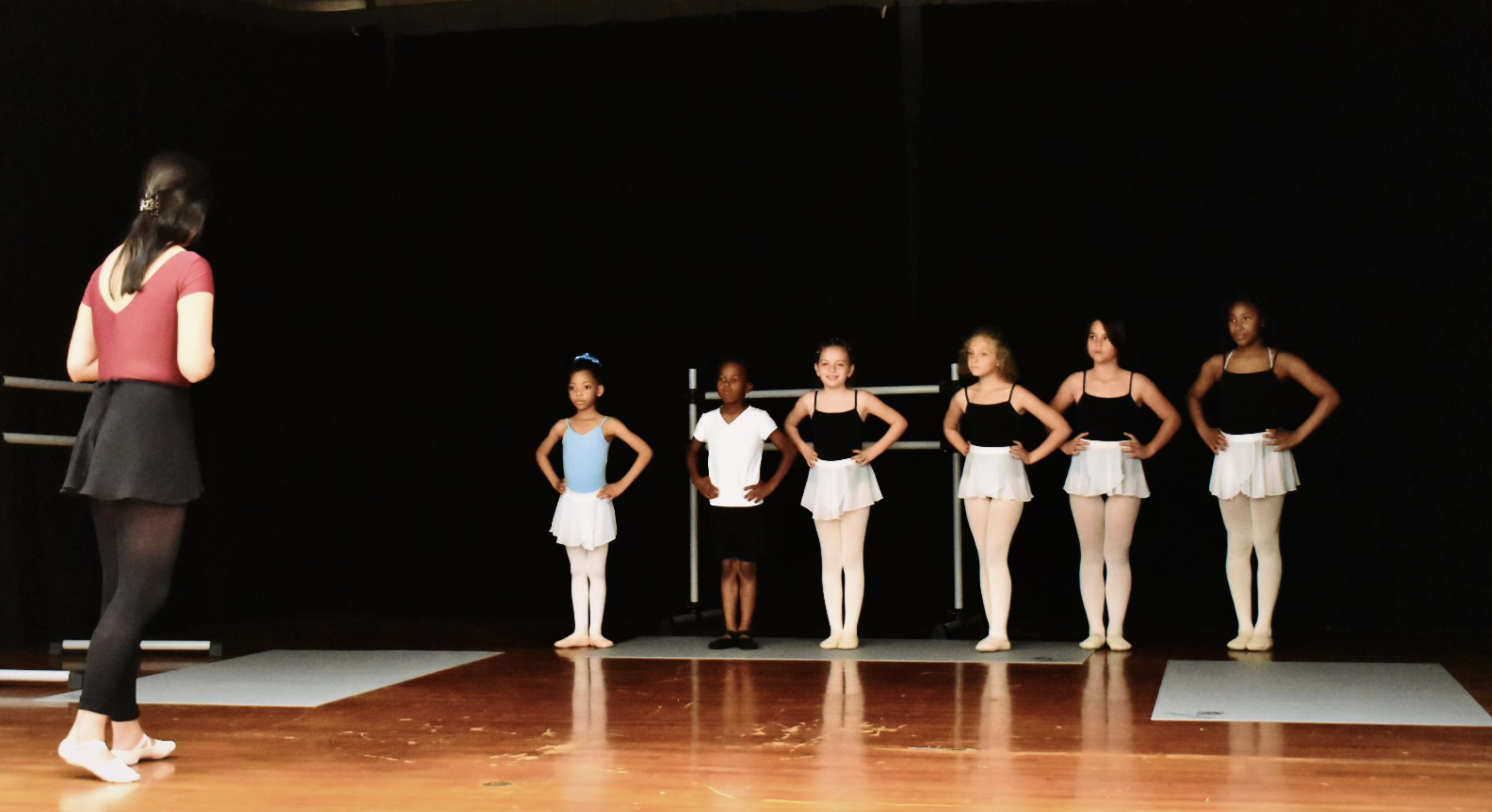 Rehearsing for the annual showcase performance
